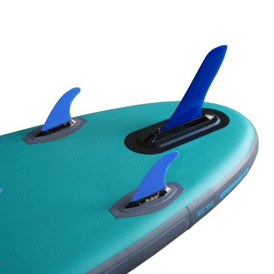 Earth River SUP DUAL 9-6 S3 (GEN 3) AQUA Inflatable Paddle Board (9'6"x31"x5")