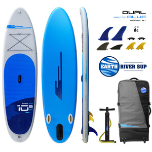 Earth River SUP DUAL 10-9 S3 (MODEL 2.1) ARCTIC BLUE Inflatable Paddle Board