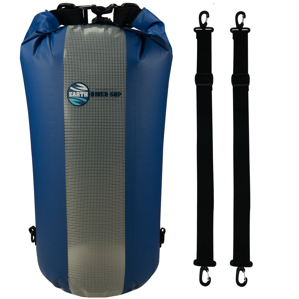 Earth River SUP Dry Bag With Backpack Straps and Translucent Window