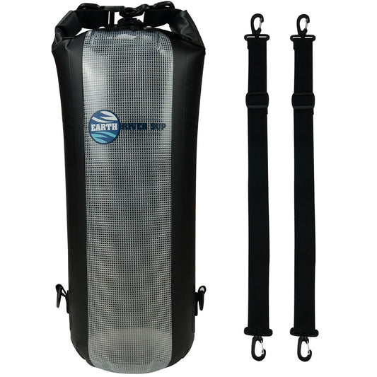Earth River SUP Dry Bag With Backpack Straps and Translucent Window