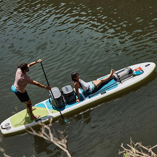Red Paddle Co VOYAGER TANDEM 15'0"x34" Inflatable Stand Up Paddle Board 2020
