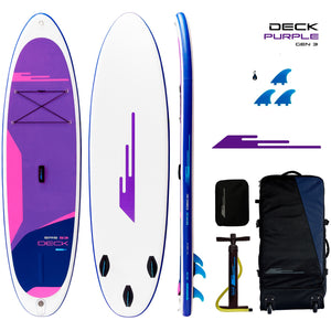 Earth River SUP DECK 10-9 S3 (GEN 3) PURPLE Inflatable Paddle Board