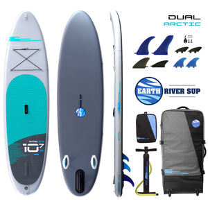 OPEN BOX Earth River SUP DUAL 10-7 S3 ARCTIC Inflatable Paddle Board