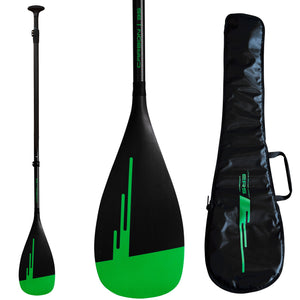 ERS CARBON 95 SUP PADDLE - 3 PIECE OR 1 PIECE OPTION (GEN-3) - GREEN