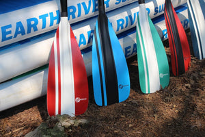 Earth River SUP NRF Blade + FIBERGLASS Shaft 3 Piece Travel Paddle
