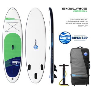 Earth River SUP SKYLAKE 9-6 S3 GREEN Inflatable Paddle Board - RESERVED