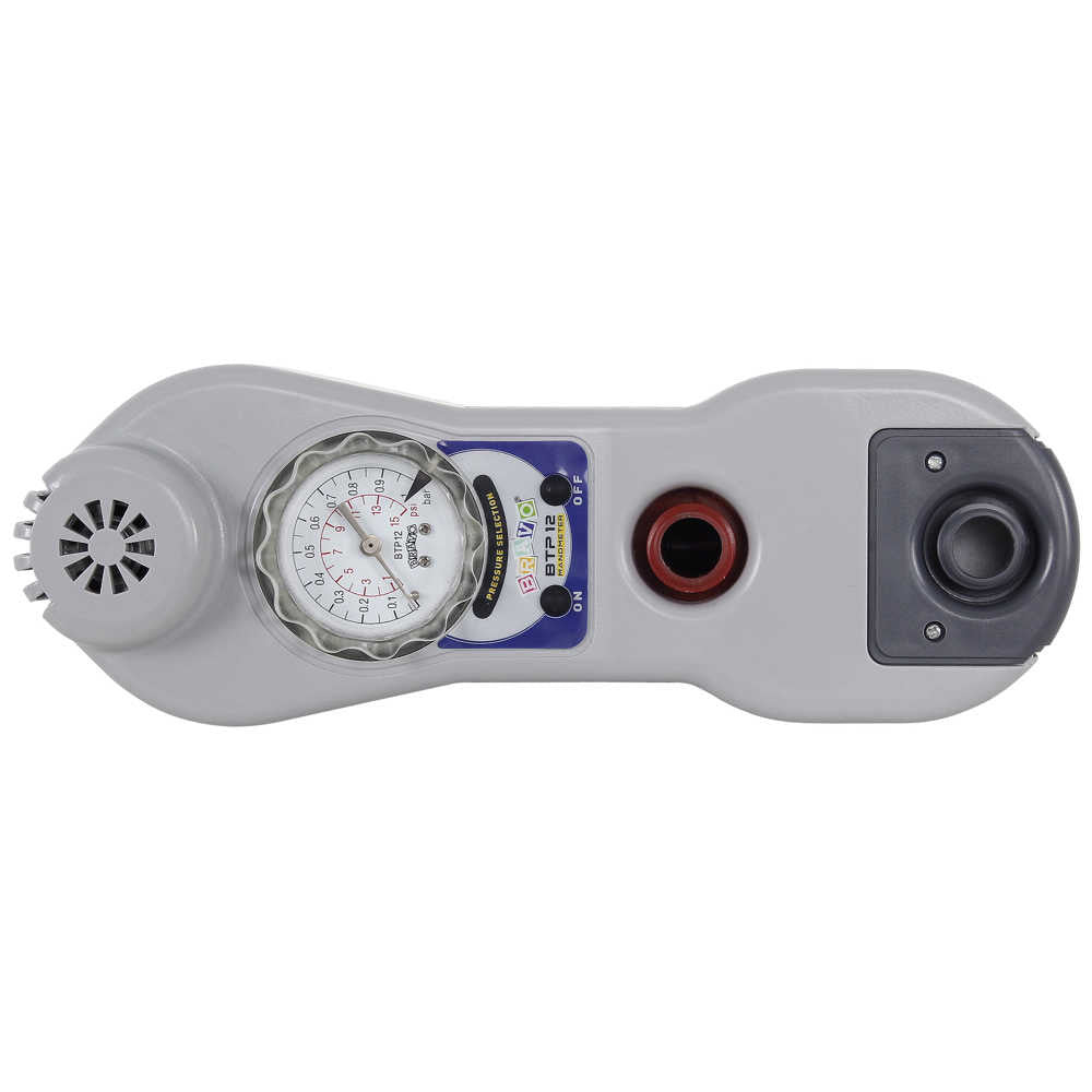 Bravo BTP12 - 12 Volt Electrical Manometer SUP Pump - Inflates SUP Up To 15 PSI