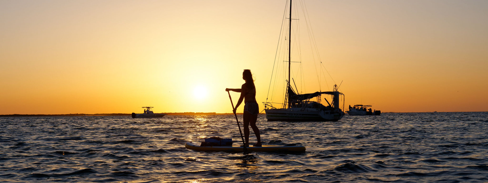 Paddler using safety gear