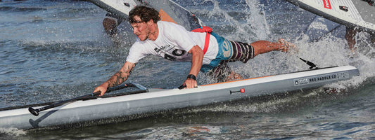 Inflatable SUP racing board