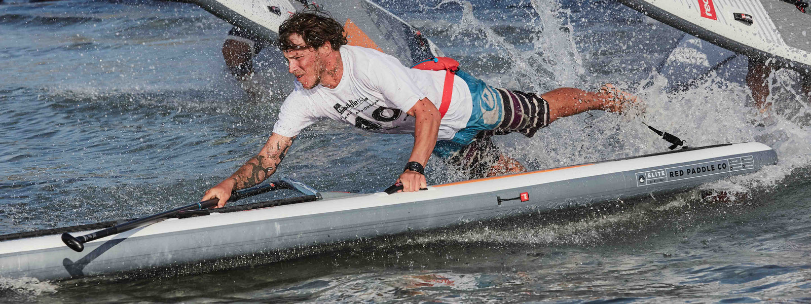 Inflatable SUP racing board