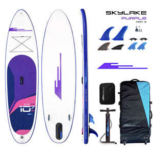 Earth River SUP SKYLAKE 10-7 S3 (GEN 3) PURPLE Inflatable Paddle Board (10'7"x32"x5")
