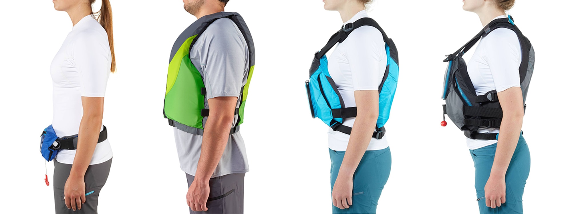 lifejackets on people