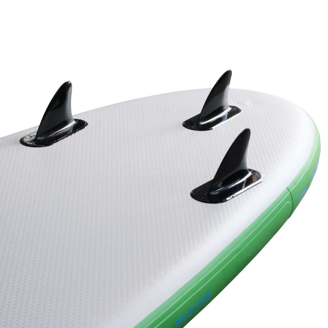 Earth River SUP SKYLAKE 10-7 S3 GREEN Inflatable Paddle Board (10'7"x32"x5" Permanent Fin Version)