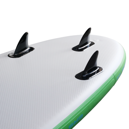 Earth River SUP SKYLAKE 10-7 S3 GREEN Inflatable Paddle Board (10'7"x32"x5" Permanent Fin Version)
