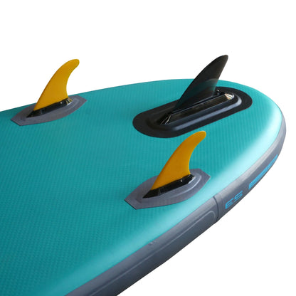 Earth River SUP DUAL 10-7 S3 (MODEL 2.1) AQUA GREY Inflatable Paddle Board (10'7"x32"x5")