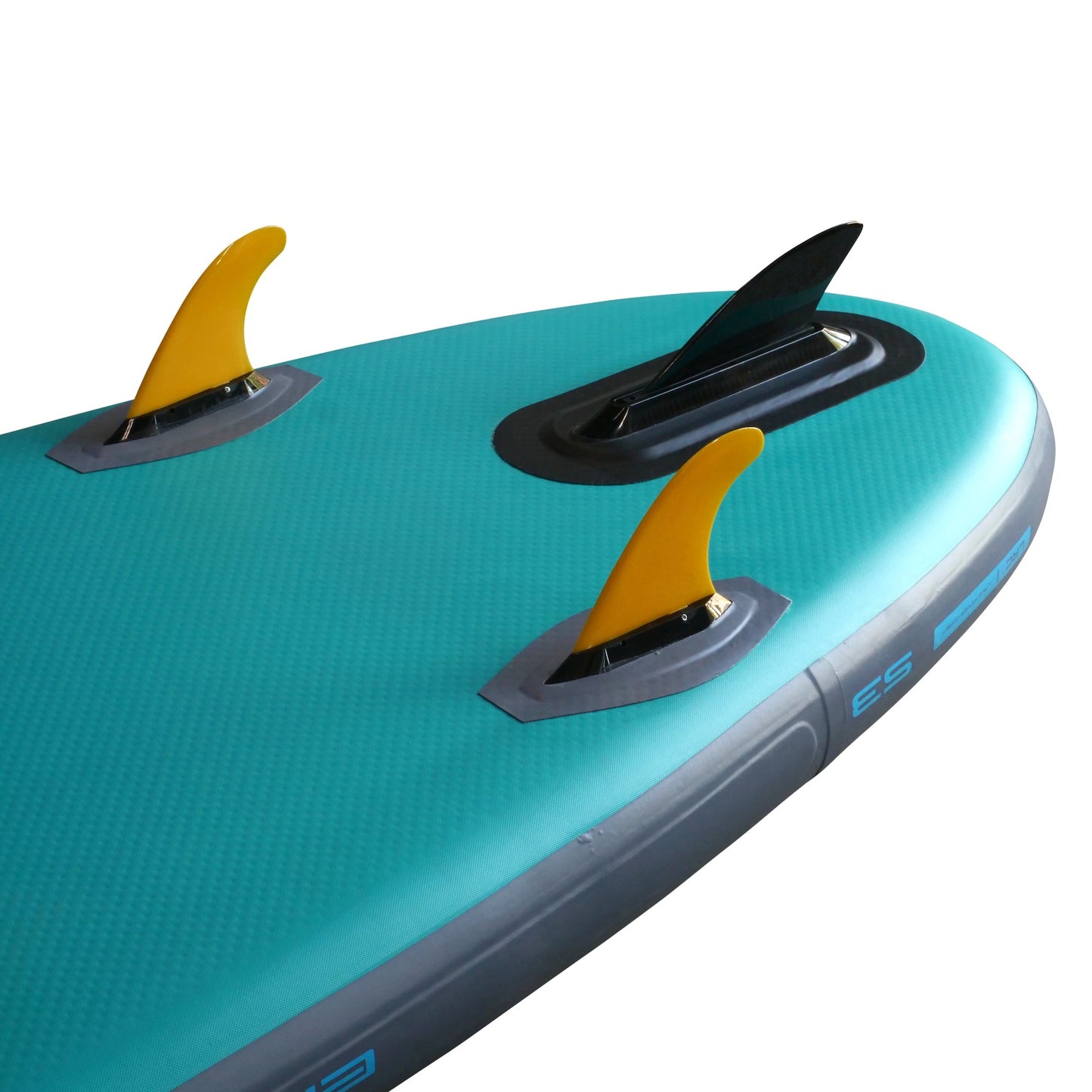 Earth River SUP DUAL 10-7 S3 (MODEL 2.1) AQUA GREY Inflatable Paddle Board (10'7"x32"x5")