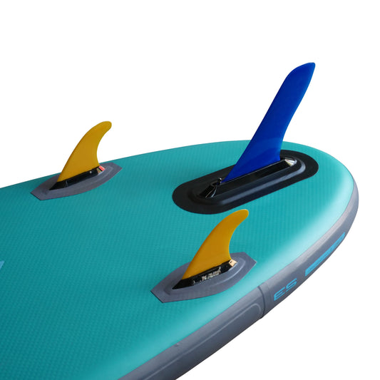Earth River SUP DUAL 10-7 S3 (MODEL 2.1) AQUA GREY Inflatable Paddle Board (10'7"x32"x5")