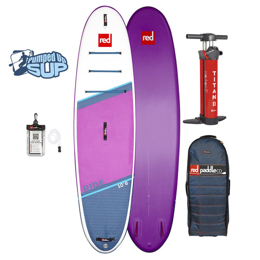 OPEN BOX Red Paddle Co 10’6 Ride Purple Inflatable SUP 2022