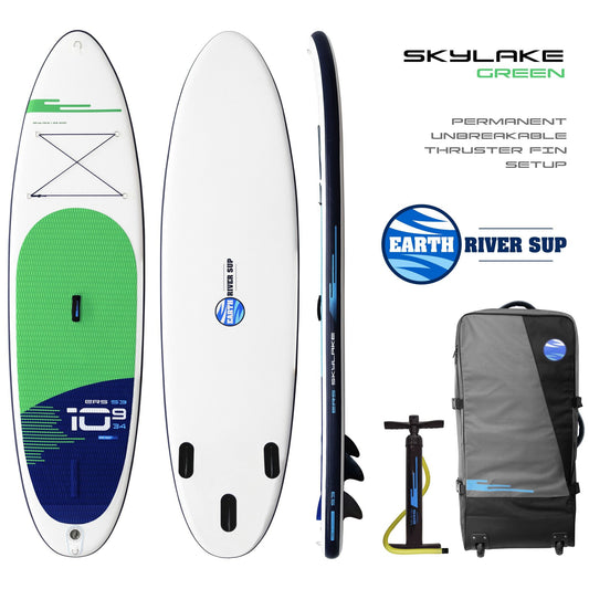 Earth River SUP SKYLAKE 10-9 S3 (Model 2) GREEN Inflatable Paddle Board