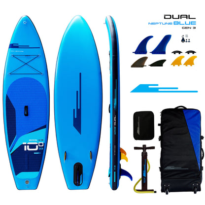 Earth River SUP DUAL 10-0 X3 (GEN 3) NEPTUNE Inflatable Paddle Board (10'0"x33"x6")