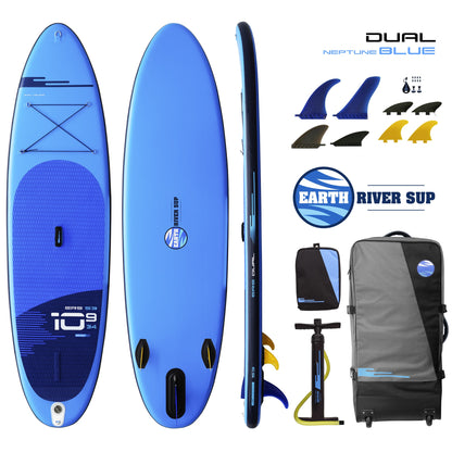 Earth River SUP DUAL 10-9 S3 NEPTUNE BLUE Inflatable Paddle Board - Open Box - RESERVED