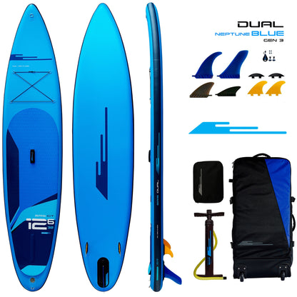 Earth River SUP DUAL 12-6 GT (GEN 3) NEPTUNE Inflatable Paddle Board (12'6"x32"x6")