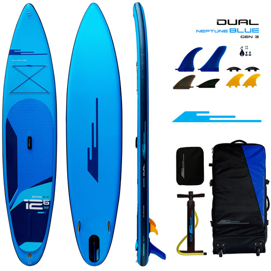 Earth River SUP DUAL 12-6 GT (GEN 3) NEPTUNE Inflatable Paddle Board (12'6"x32"x6")