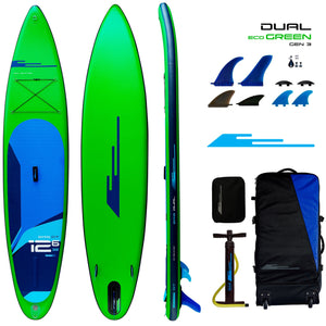 Earth River SUP DUAL 12-6 GT (GEN 3) GREEN Inflatable Paddle Board