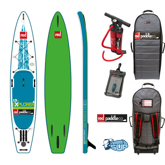 Red Paddle Co EXPLORER MSL 13'2"x30" Inflatable Stand Up Paddle Board SUP 2017