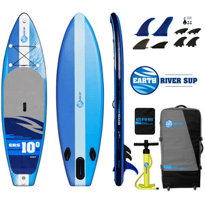 Earth River SUP 10-0 V3 Inflatable Paddle Board 2019/2020 (10'0"x33"x6") BLUE