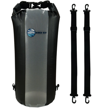 Earth River SUP Dry Bag With Backpack Straps and Translucent Window