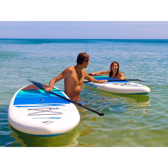 Earth River SUP 12'6"x32" Inflatable Stand Up Paddle Board 2016 - RED Badge