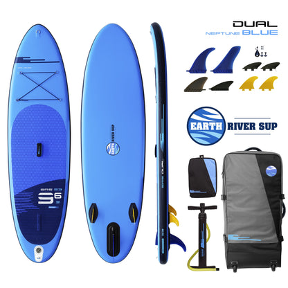 Earth River SUP DUAL 9-6 S3 NEPTUNE BLUE Inflatable Paddle Board