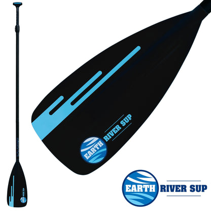 EARTH RIVER SUP FIBERGLASS NRF SUP PADDLE - 2|3 PIECE OPTIONS