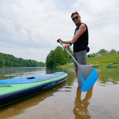 ERS CARBON 95 SUP PADDLE - 3 PIECE OR 1 PIECE OPTION (GEN-3) - BLUE