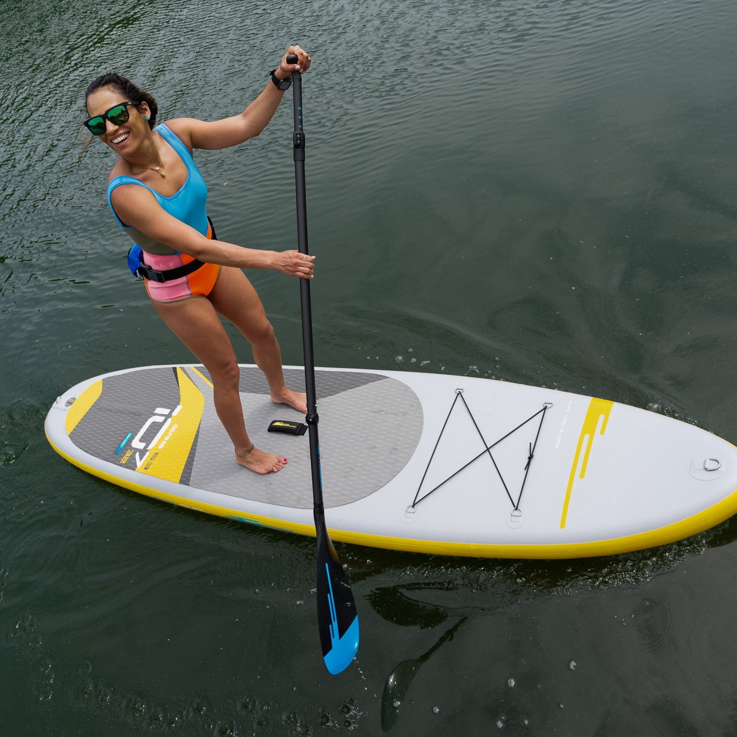 ERS CARBON 95 SUP PADDLE - 3 PIECE OR 1 PIECE OPTION (GEN-3) - BLUE