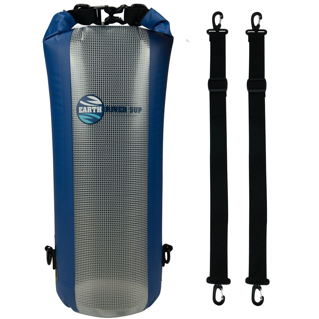 Earth River SUP Dry Bag With Backpack Straps and Translucent Window