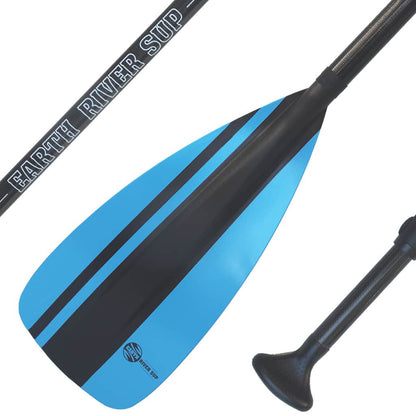 Earth River SUP NRF Blade + CARBON Shaft 3 Piece Travel Paddle
