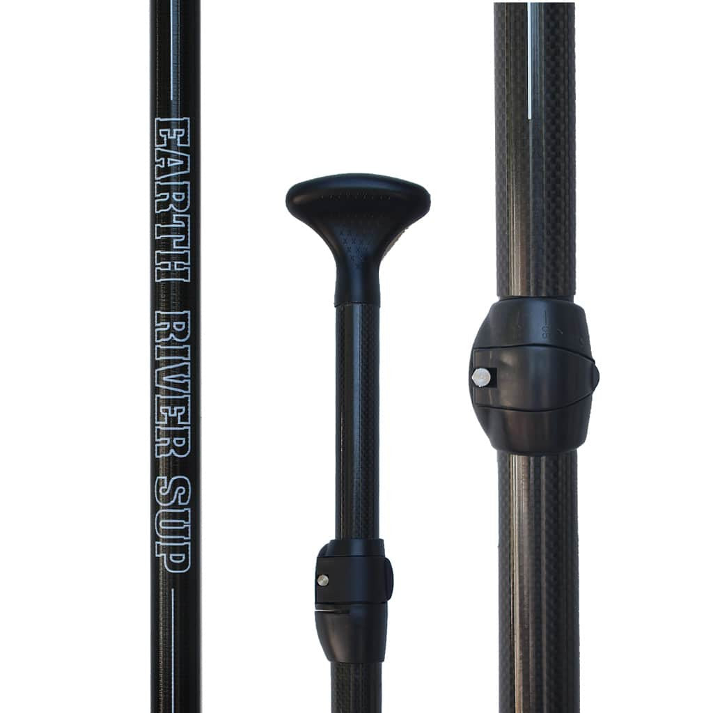 Earth River SUP NRF Blade + CARBON Shaft 3 Piece Travel Paddle