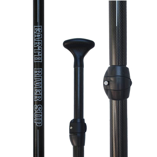 Earth River SUP NRF Blade + CARBON Shaft 3 Piece Travel Paddle