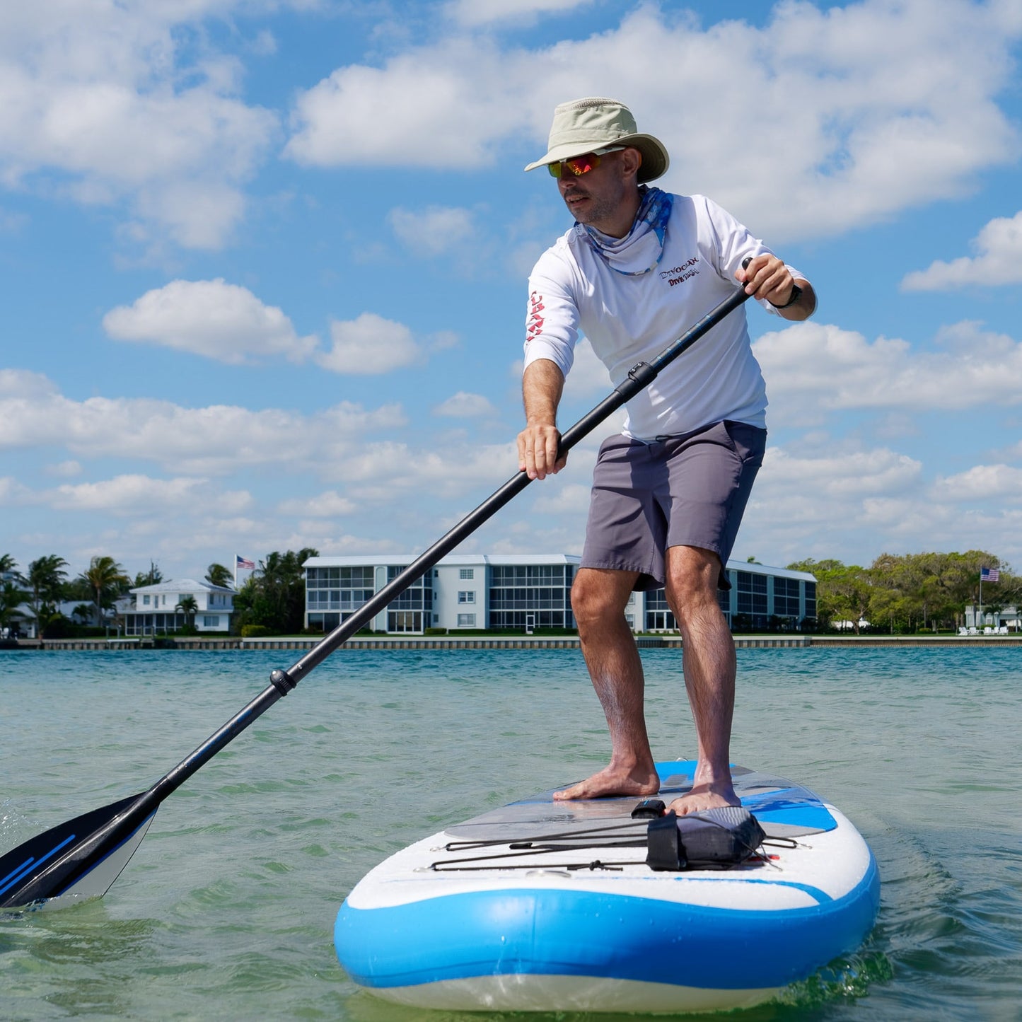 Earth River SUP DECK 10-7 S3 (GEN 3) BLUE Inflatable Paddle Board (10'7"x32"x5")