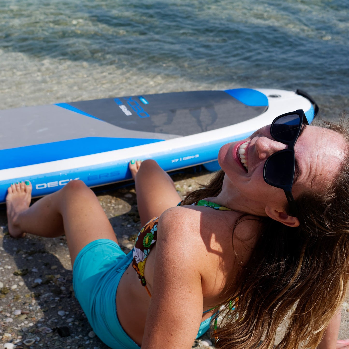 Earth River SUP DECK 10-7 S3 (GEN 3) BLUE Inflatable Paddle Board (10'7"x32"x5")