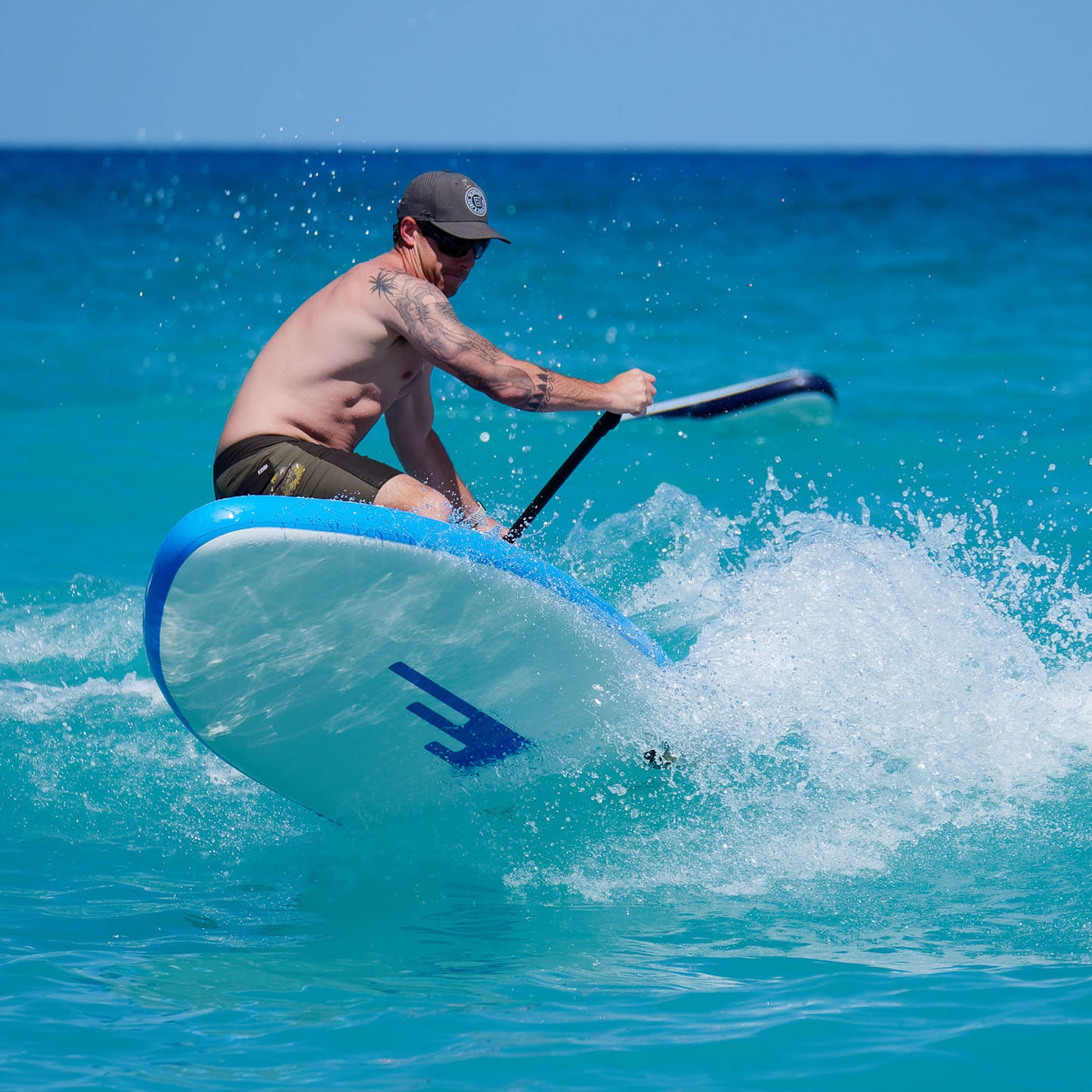 Earth River SUP DECK 10-7 S3 (GEN 3) BLUE Inflatable Paddle Board (10'7"x32"x5")