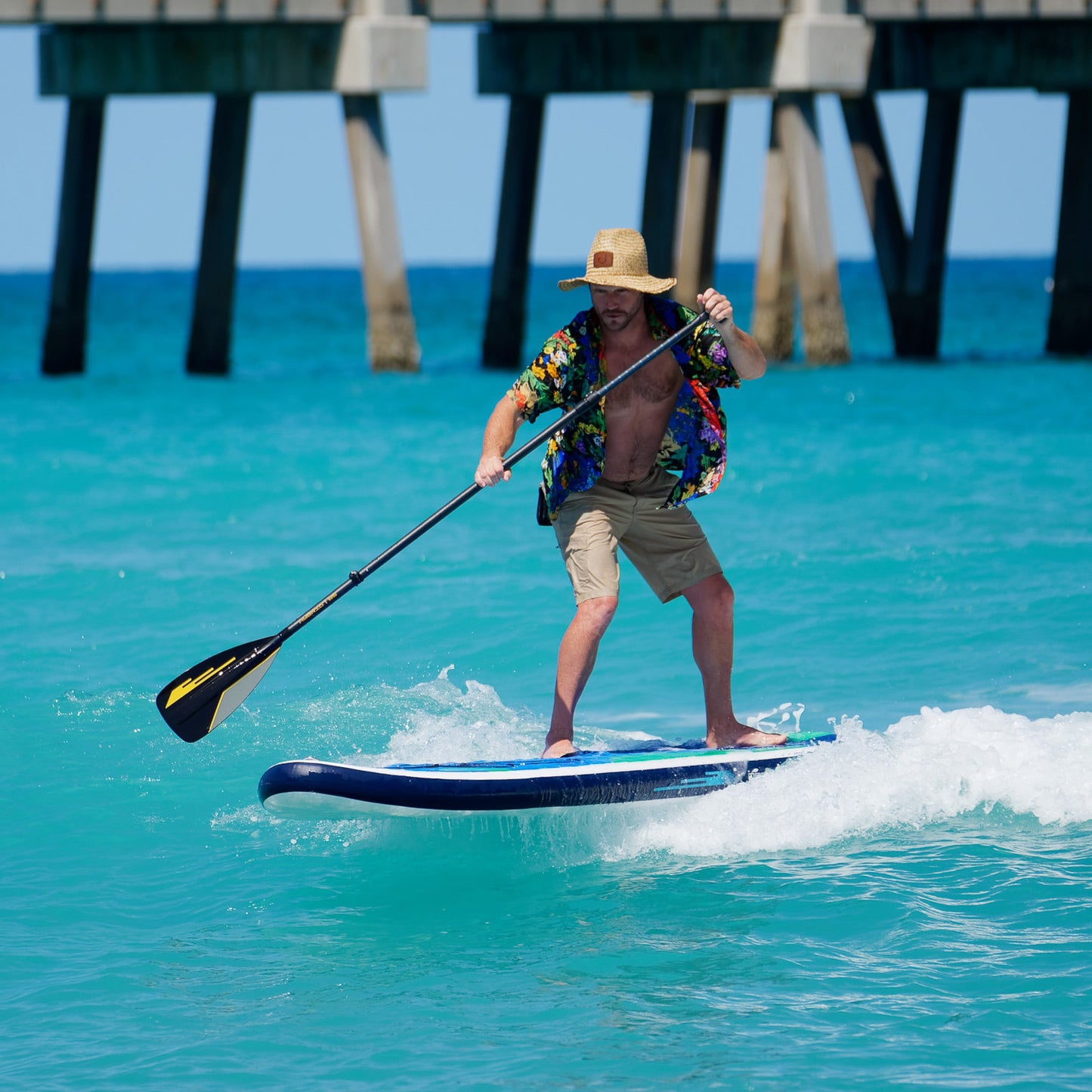 Earth River SUP DECK 10-9 S3 BLUE Inflatable Paddle Board (10'9"x34"x5")