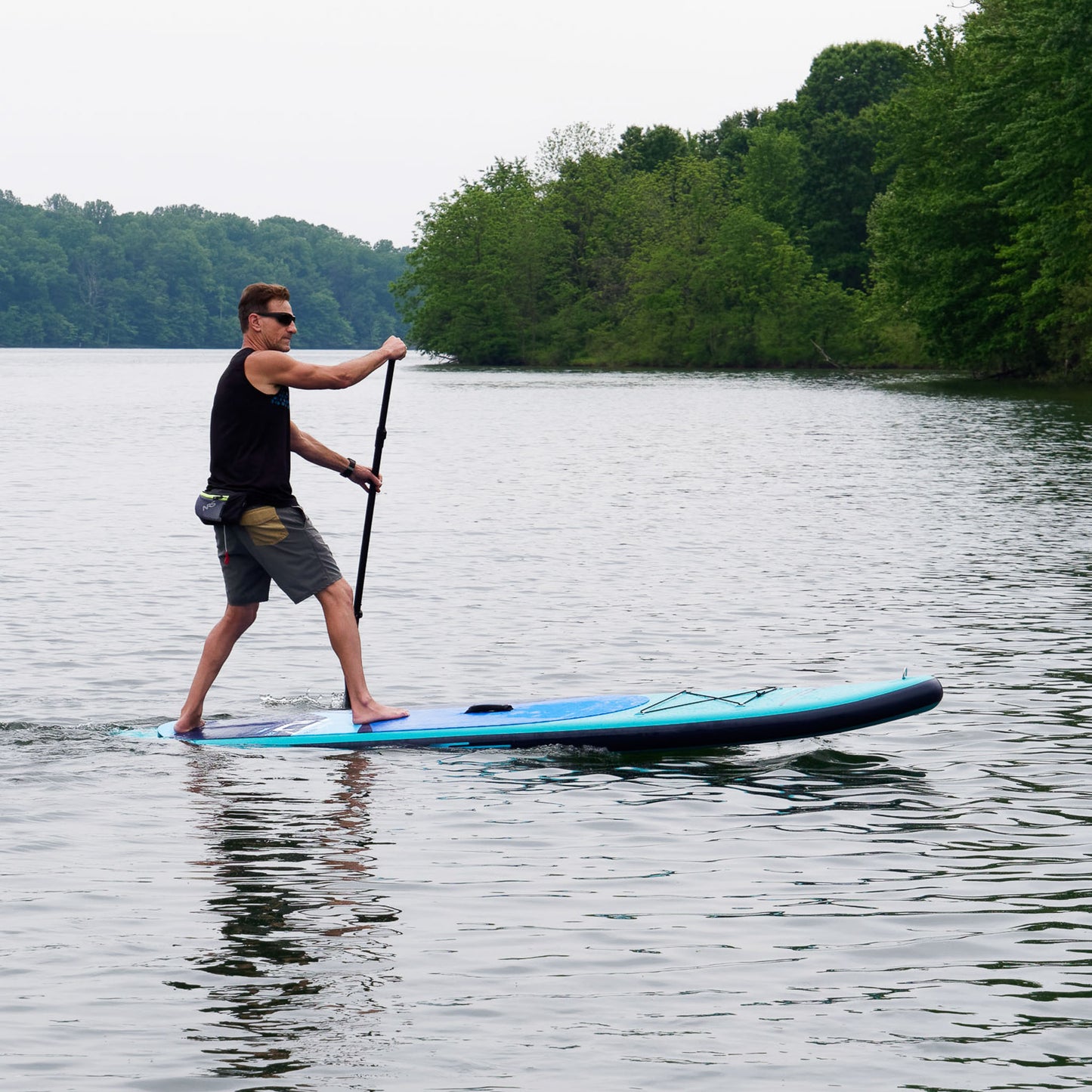 Earth River SUP DUAL 10-7 S3 (GEN 3) AQUA Inflatable Paddle Board (10'7"x32"x5")