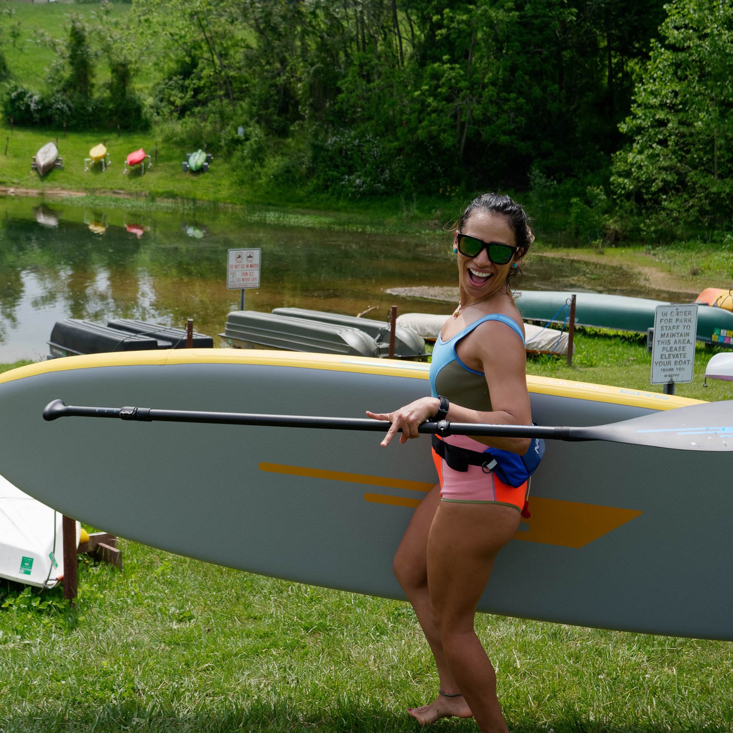 Earth River SUP DUAL 10-7 S3 (GEN 3) RETRO Inflatable Paddle Board (10'7"x32"x5")