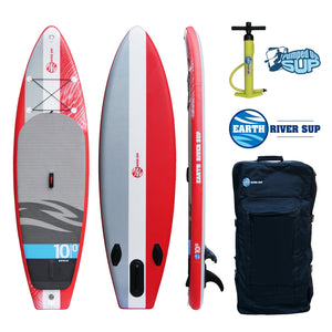 Earth River SUP 10-0 V-II Inflatable Paddle Board 2017 (10'0"x33"x6") CODE RED