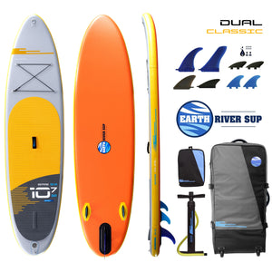 OPEN BOX Earth River SUP DUAL 10-7 S3 CLASSIC Inflatable Paddle Board