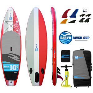 Earth River SUP 10-0 V3 Inflatable Paddle Board 2019/2020 (10'0"x33"x6") RED
