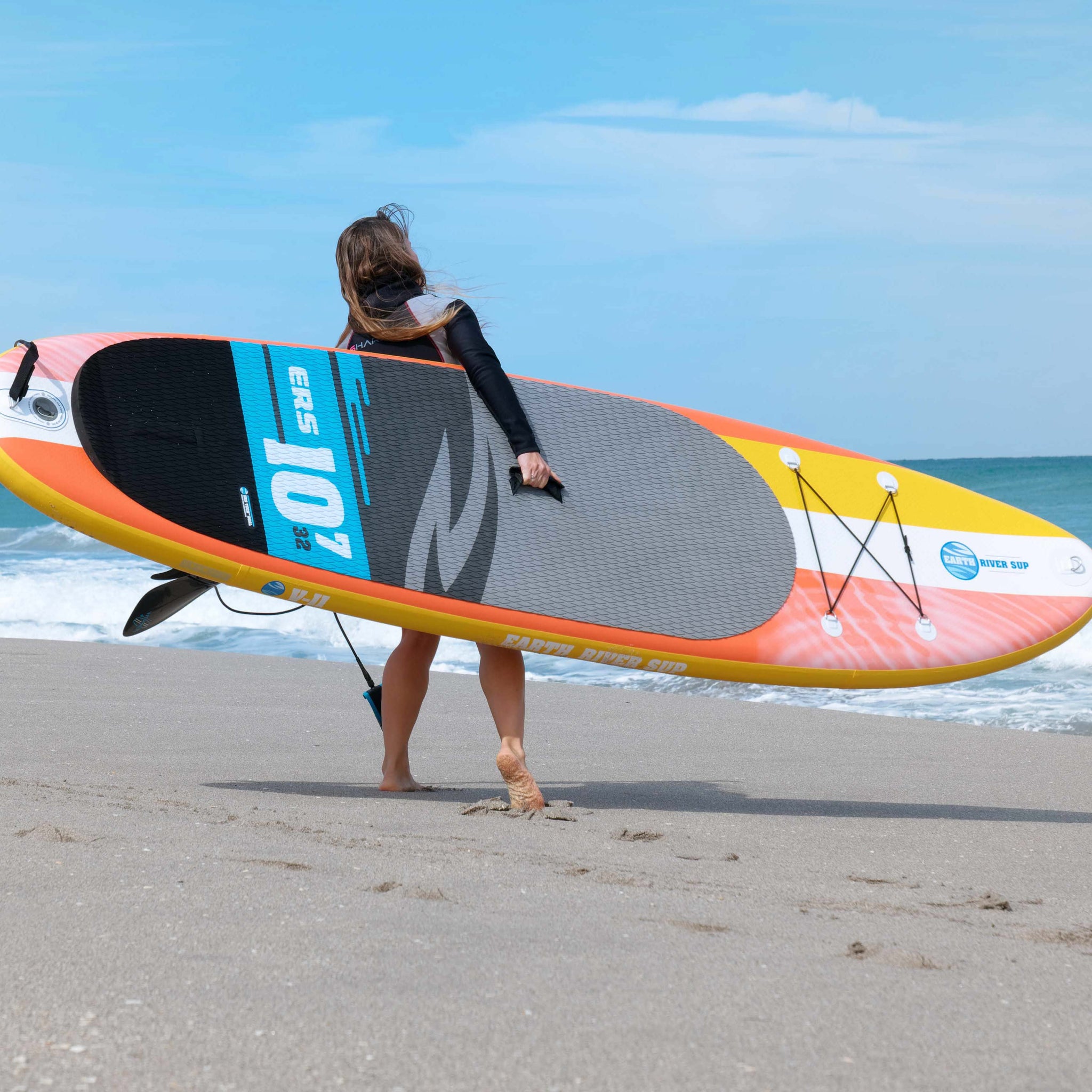 Earth River SUP 10-7 V3 Inflatable Paddle Board 2019/2020 (10'7"x32"x5") CLASSIC